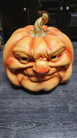 Large Resin Halloween Pumpkin