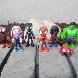 Spiderman Action Figures Set