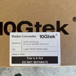 10Gtek media Converter 2 Pack