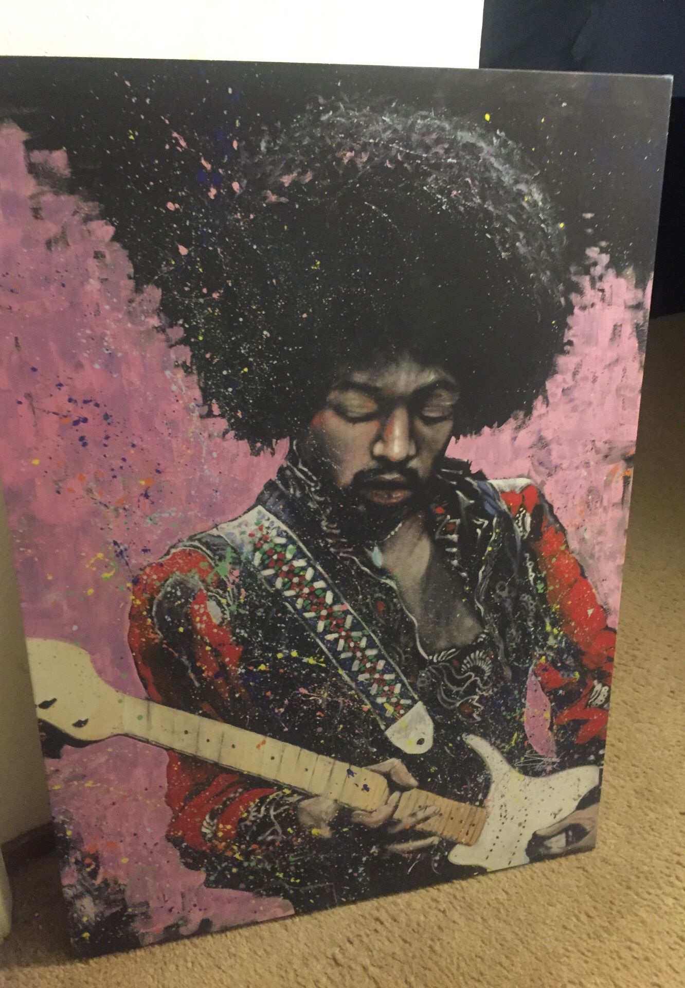 Jimi on canvass