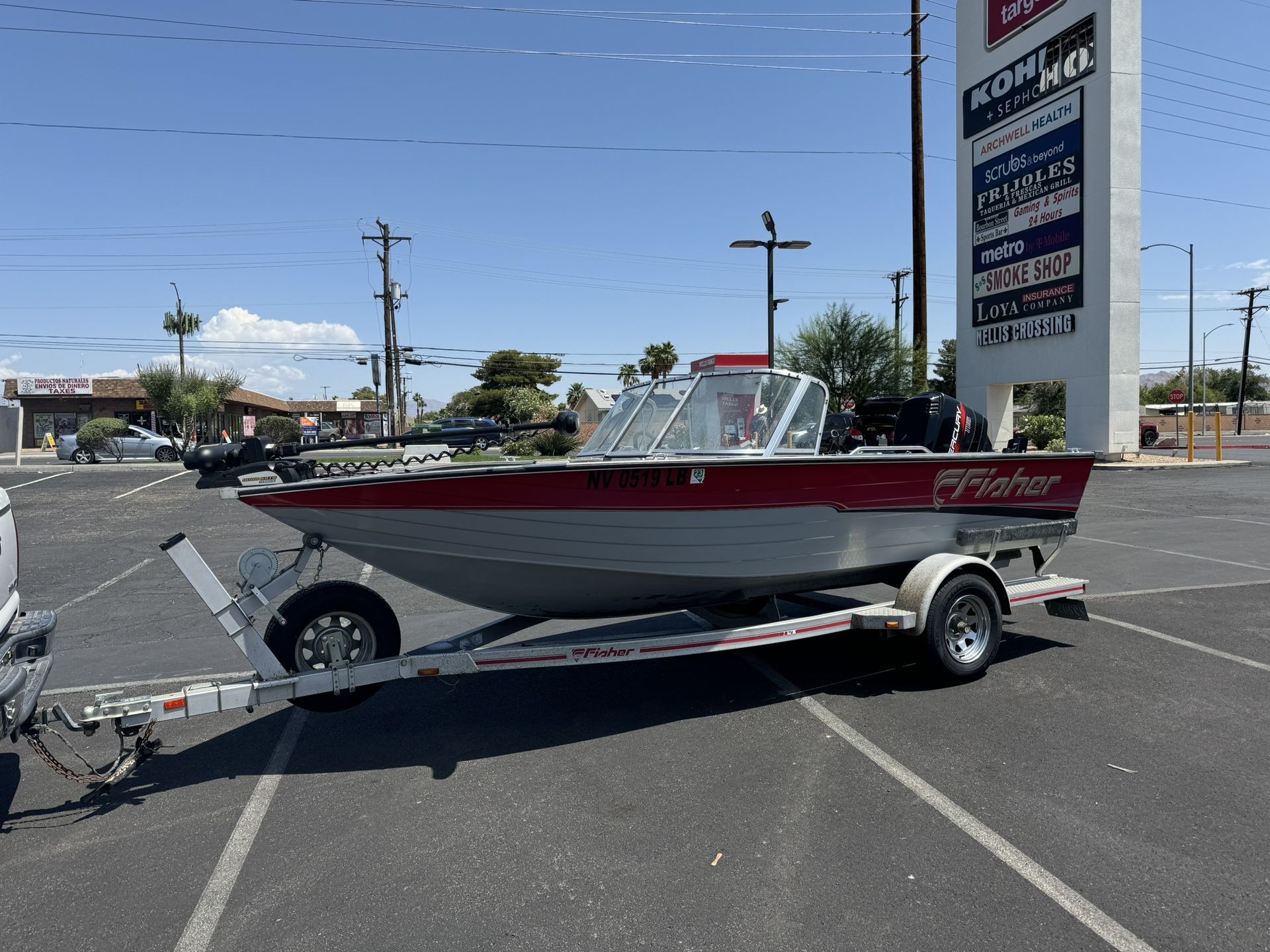 Fisher 17’ Deep V Windshield Walk Thru