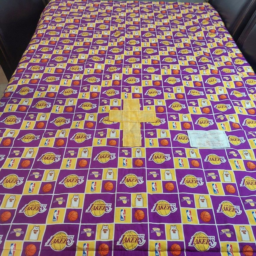 LOS ANGELES LAKERS BLANKET 40"W×56"K