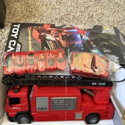 Toy Fire Truck Toddler Rescue Firetruck