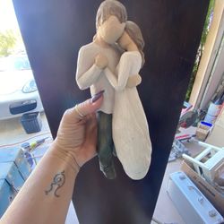 8 In  Tall Collectible Willow Tree Couple statue