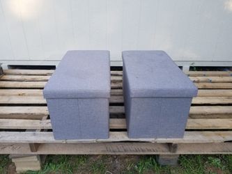 2 Collapsible Storage Totes 