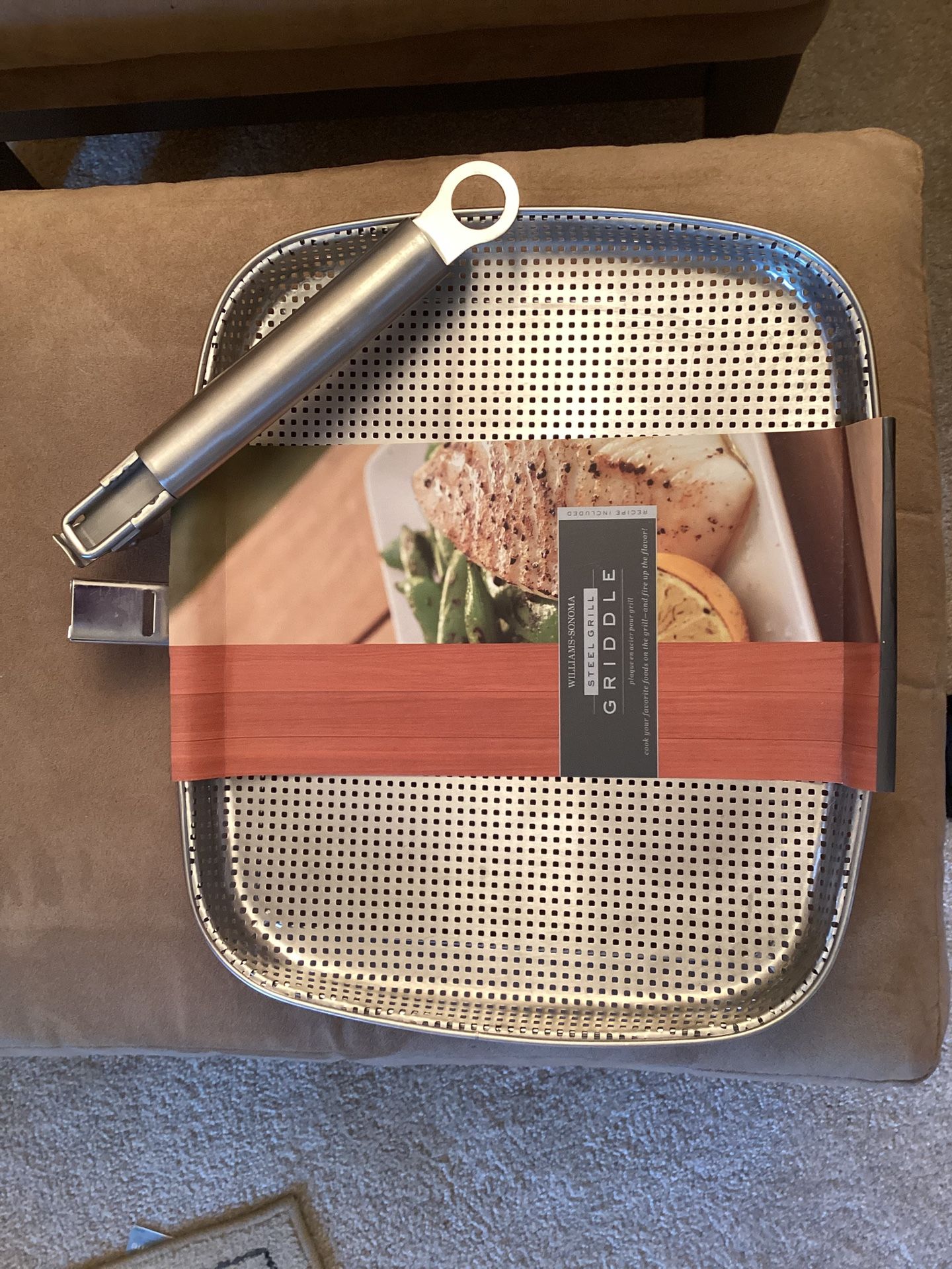  New Stainless Steele Grill/Griddle By William-Sonoma