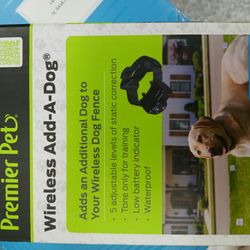 Premier Pet Wireless Add A Dog Fencless Coller