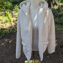 Hollister White Small Sherpa