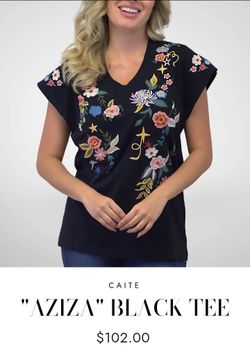 Kate and Kayla.Azeza  Tee. Size Medium.