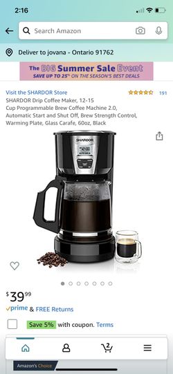NEW shardor coffee maker