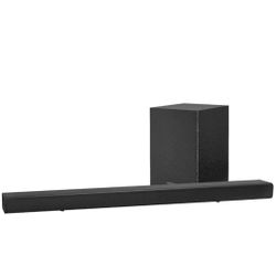 Insignia 2.1 Channel 80W Soundbar System With Wireless Subwoofer - Black Small Scratch On Top Of Unit