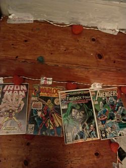 4 Comic Books In Sealed Plastic Wrap