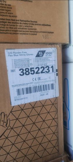 G10 Flex Blue Nitrile Gloves XL Box of 1000