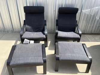 2 armchair with a matching ottoman