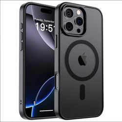 Black Phone Case For Apple iPhone Pro 16 Max