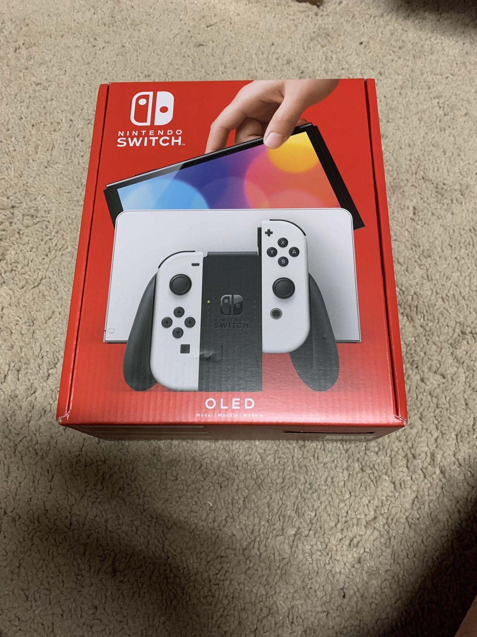 Nintendo Switch OLED w/ White Joycons