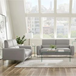 Brand New Sofa And Loveseat. Taupe. Deep Seating.  CLOSEOUT Deal. Whole Supplies Last 