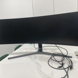 Samsung 49” curved monitor 