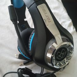 HEADSET WITH MIC. FOR PC, GAMING PS5 XBOX ONE, NINTENDO HEADPHONES NOISE CANCELLING 