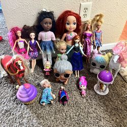 Dolls Toys All In Good Condition 