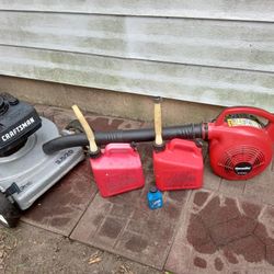 Lawnmower And Leaf blower Bundle Ready To Work 