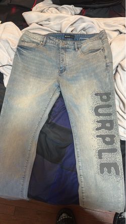 Purple jeans