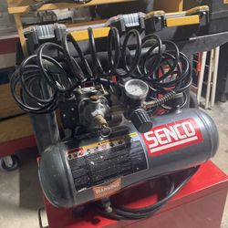 Senco Portable Air Compressor w/ Recoil Air Hose - Easy Garage / Patio Pickup in Diamond Bar