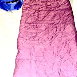  Slumberjack Purple/Teal 3-4 Season Sleeping Bag 34”x78