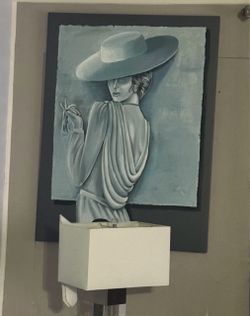 Vintage 1980 Painting Marc Fisher