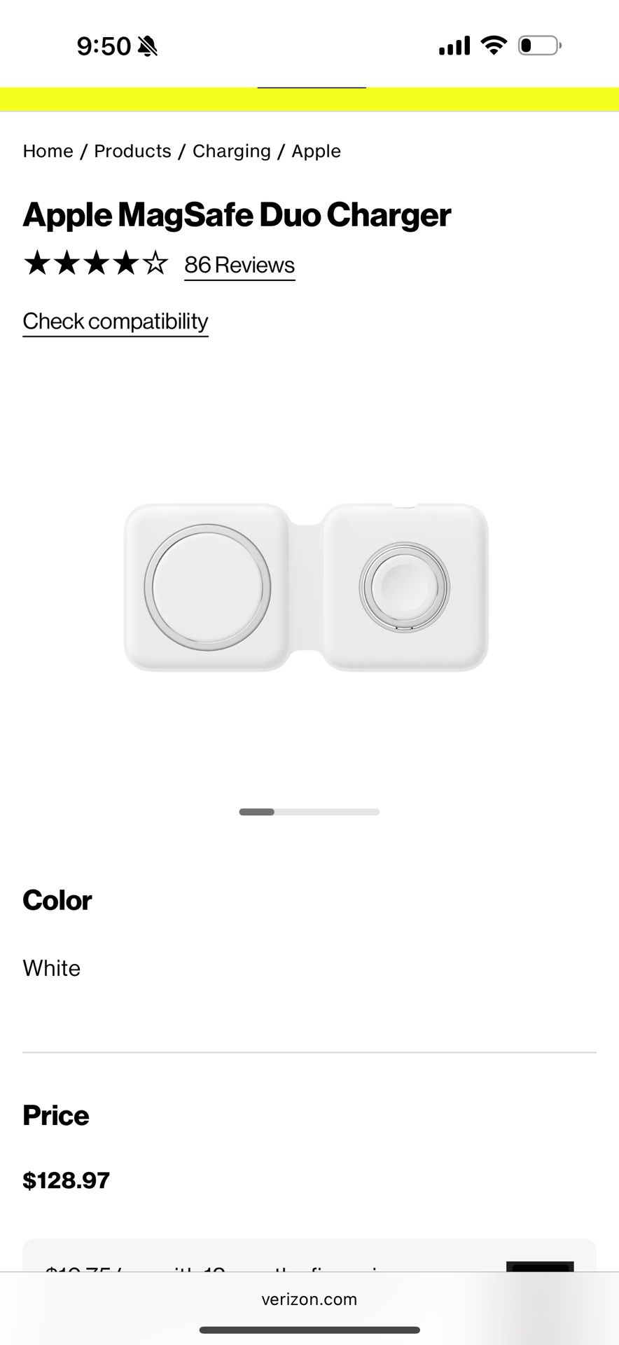 Apple MagSafe Duo Charger