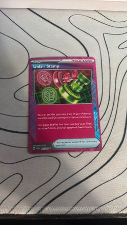 Unfair Stamp Pokémon Card