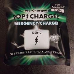 ”POP Charge” Emergency Charger Type C 