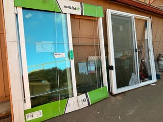 New 72x80 vinyl patio sliding door