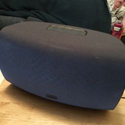 huge plug  in powered speaker