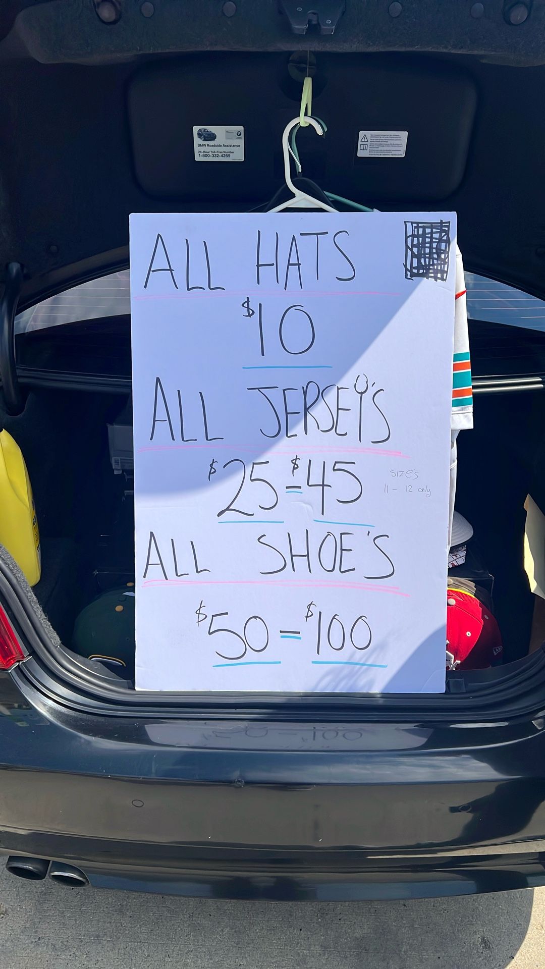 Blow Out Deal On Shoes Hats And Jersey 1 Day Only