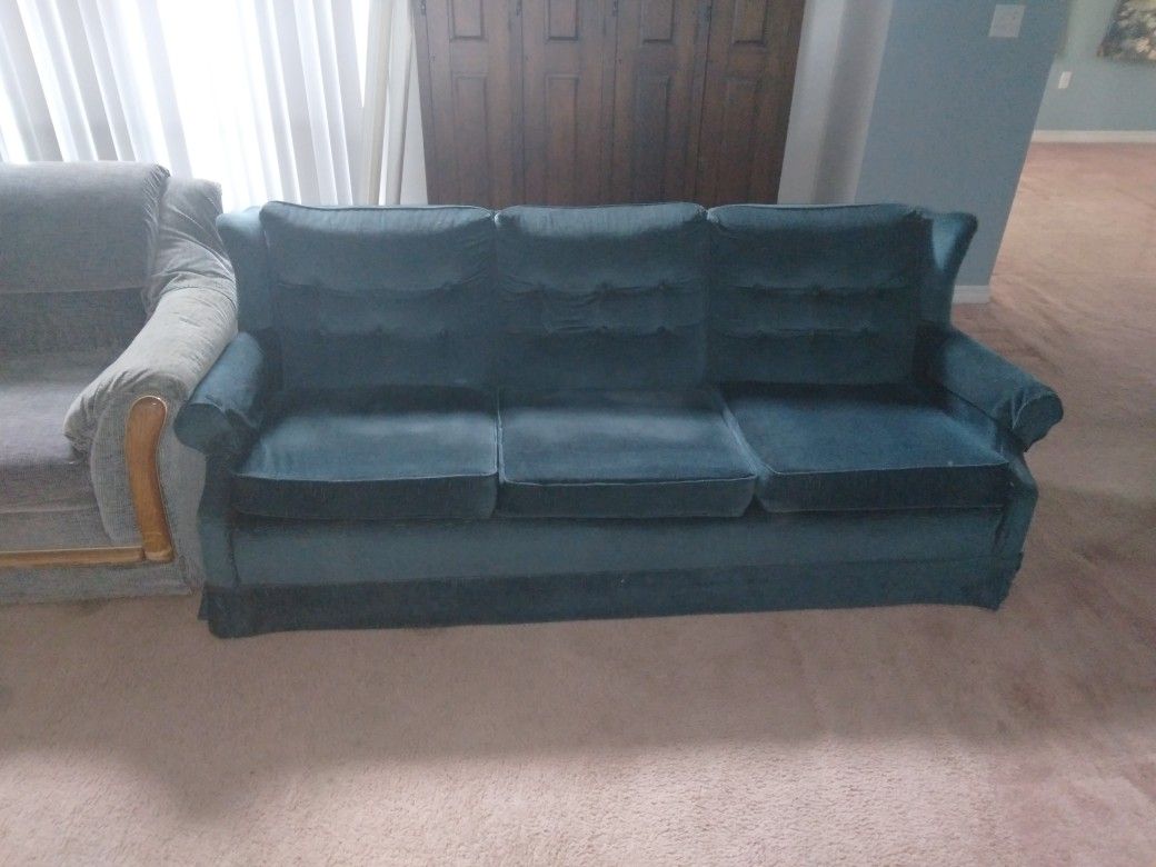 TWO GOOD CONDITION SOFAS BOTH FOR $80