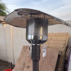 Outside heater it’s bent on top I think it may need base