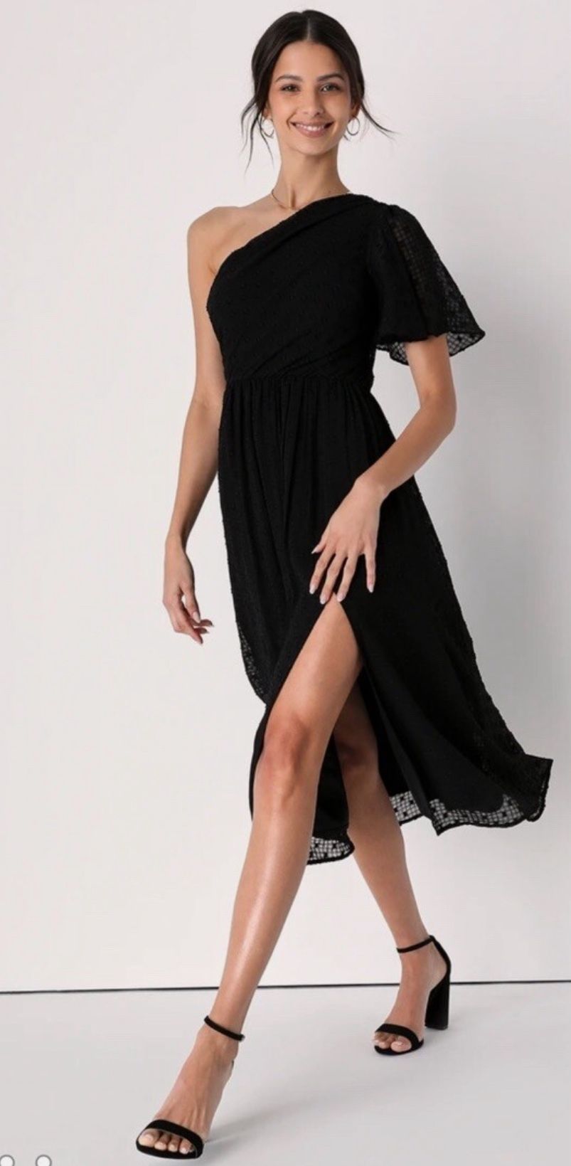 Lulus One Shoulder Elegant Dress
