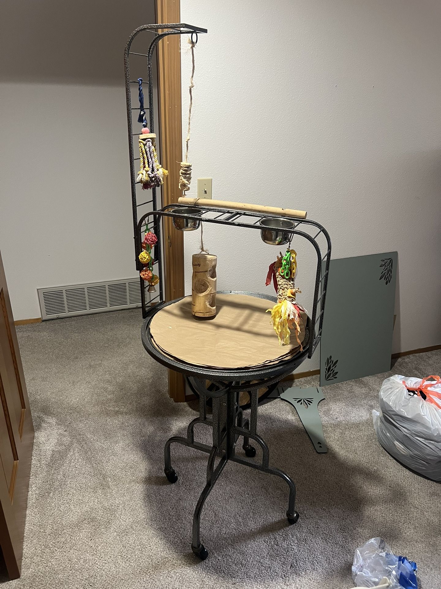Bird Perch Toy Stand