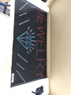 Jewelry led sign