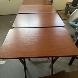 4 Folding Table With Holding Stand 