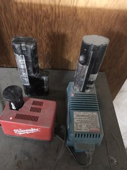 I got batteries and chargers for Milwaukee and makita