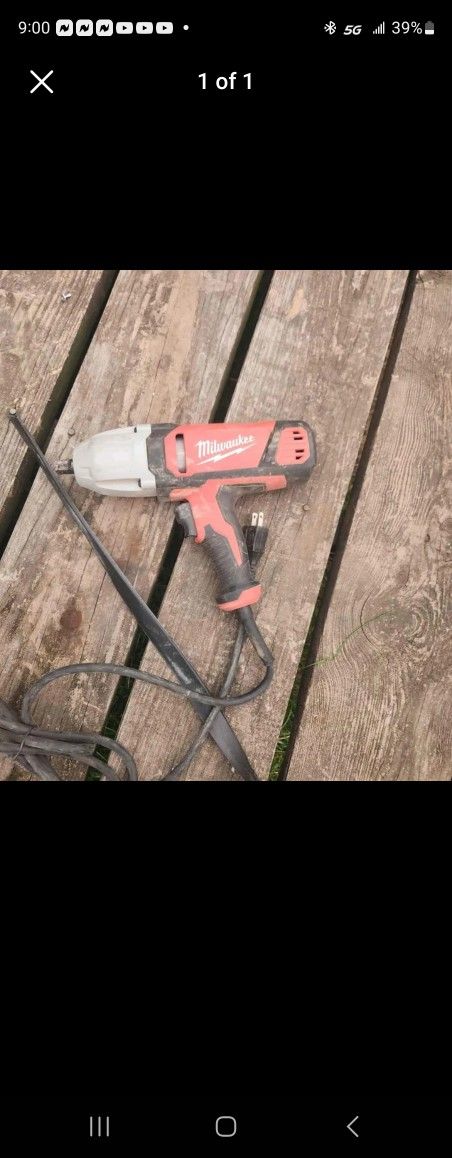 Milwaukee Corded 1/2” Drive Impact Wrench