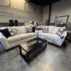 2-piece Sofa & Loveseat Set 