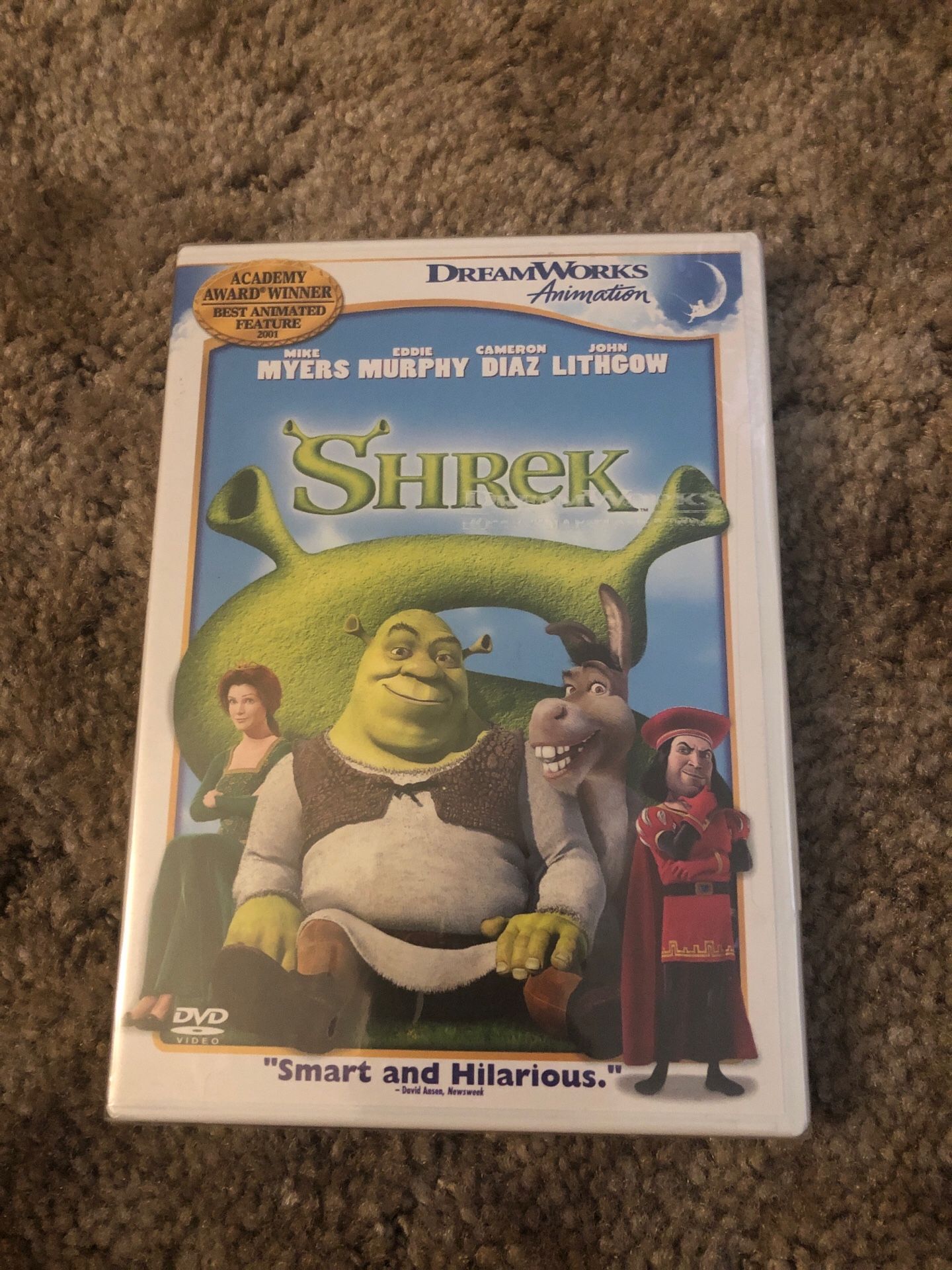 Shrek dvd