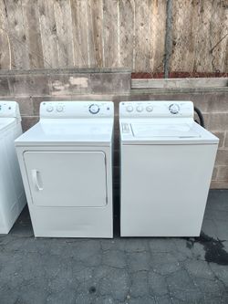 GE electric top load washer Dryer super capacity In Excellent Working Condition