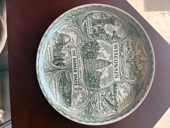 Souvenir plate - Wisconsin