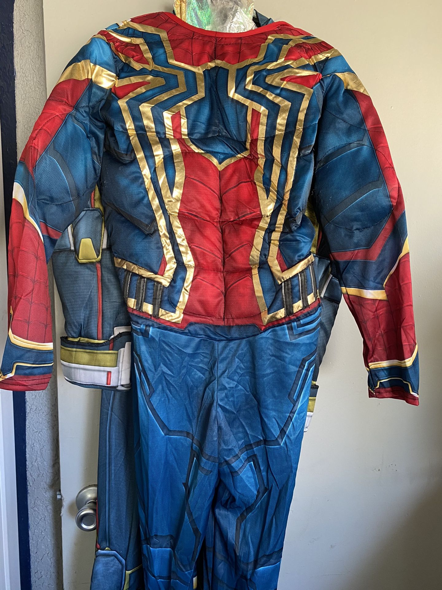 Spider-Man costume (mask not included)