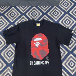 BAPE ABC Camo By Bathing Ape Tee ‘Black/Red’/Size Medium/Brand New/Comes with Bag/OG Everything ✅