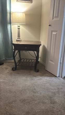 2 Wood End Tables